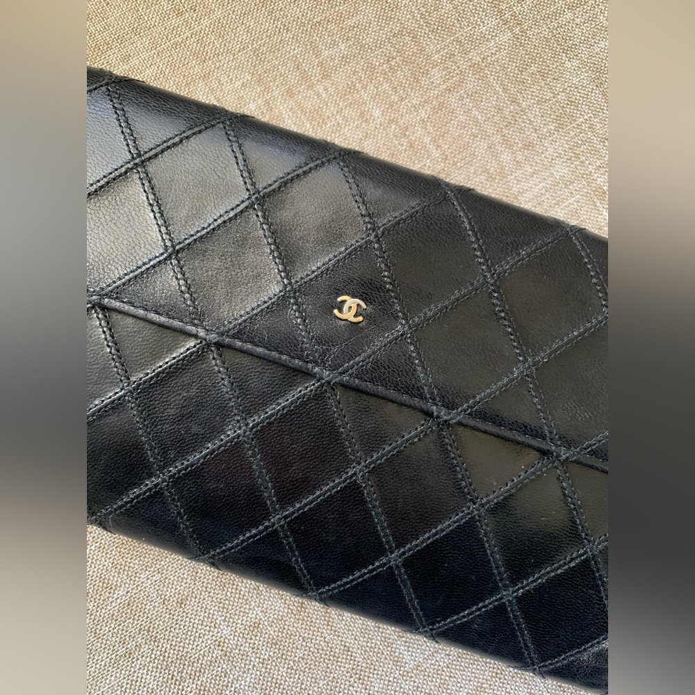 Authentic Black Chanel Wallet - Picture 6 of 12